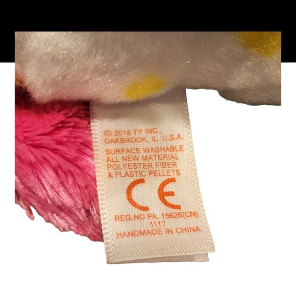 Ty Beanie Boos Unicorn Harmonie 6" NWT Colorful Bright Basket Stuffer Gift 2018 - Picture 13 of 16